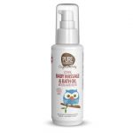 Pure Beginnings Baby massage bath oil with kalahari melon