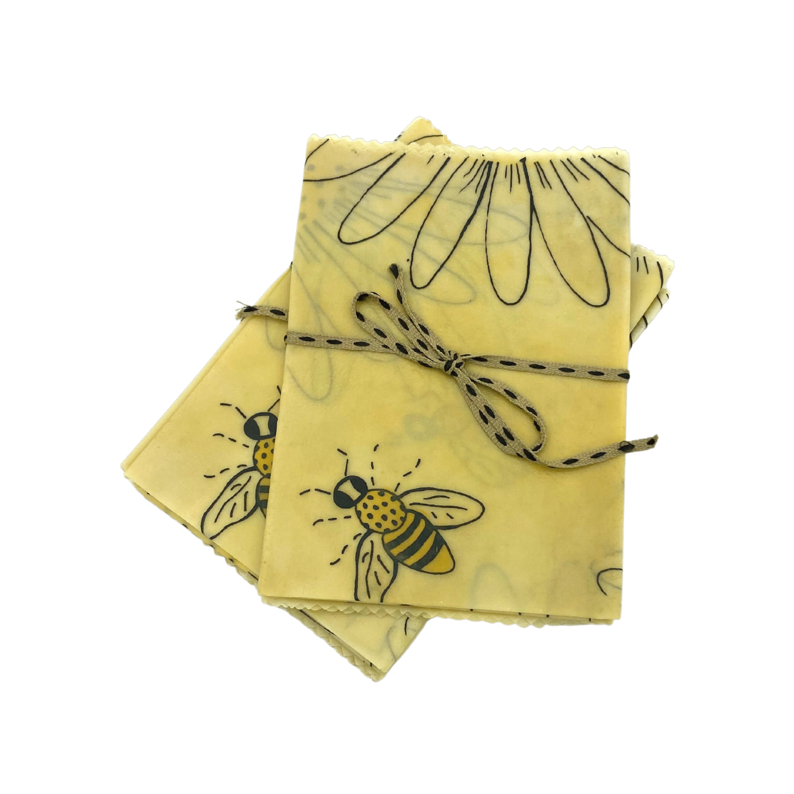 Simply Bee Daisy Bee Beeswax Wraps 2 pack