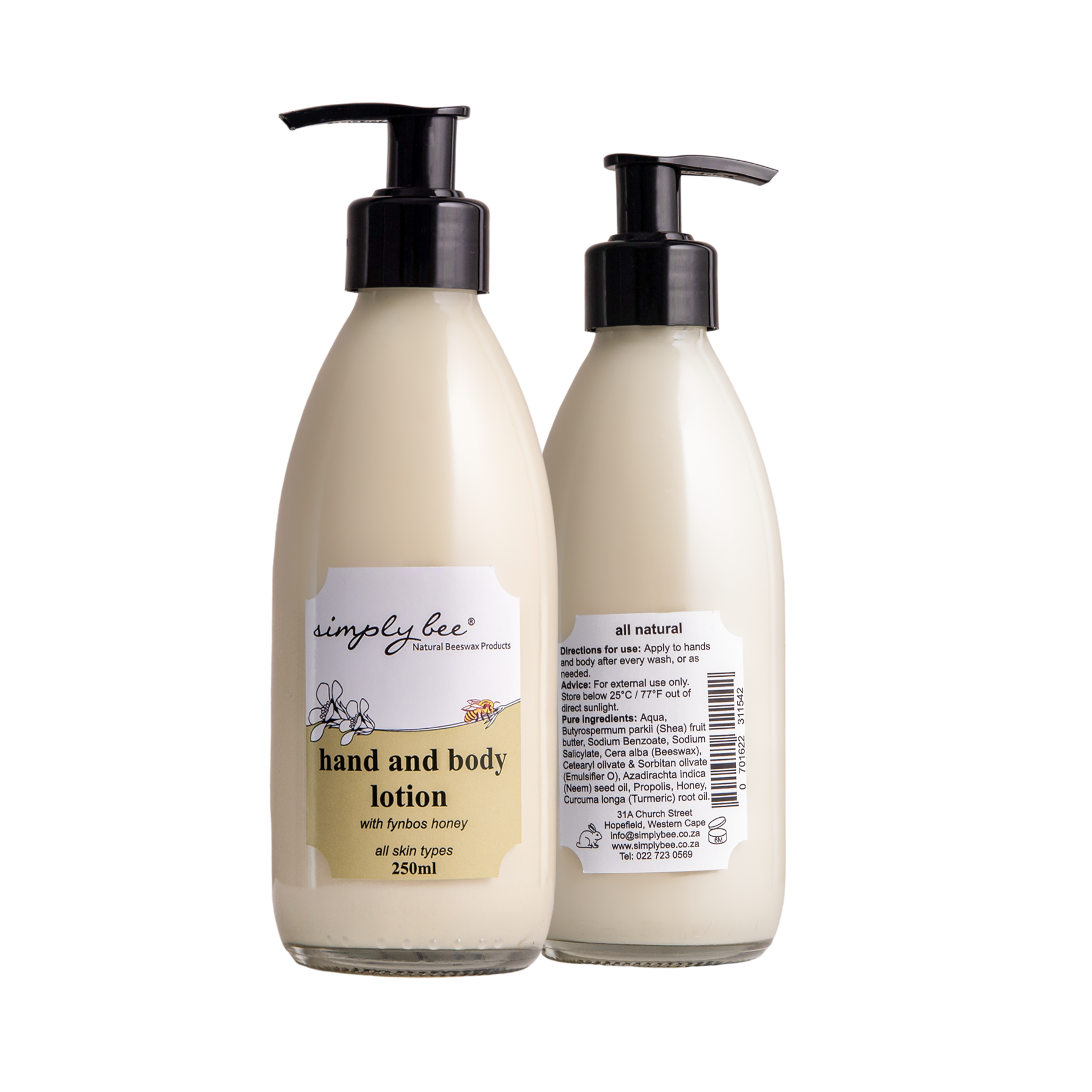 Simply Bee Honey Hand & Body Lotion (glass) - Image 2
