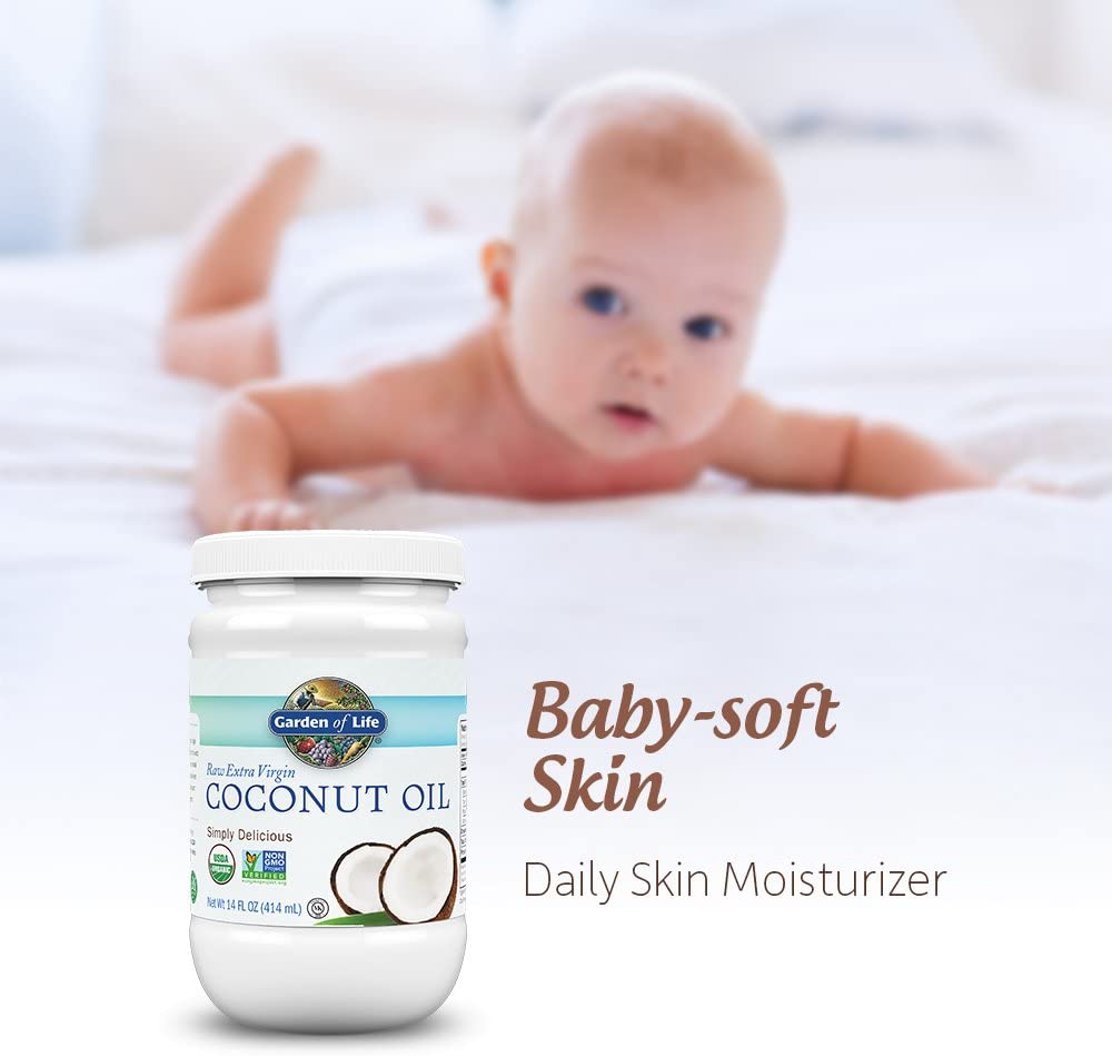 Garden of Life Organic Extra Virgin Coconut Oil - Unrefined Cold Pressed 414ml - Image 8