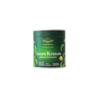 Soaring Free Wildcrafted Green Kratom powder 77g