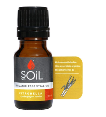 Soil Organic Citronella Oil (Cymbopogon Nardus)