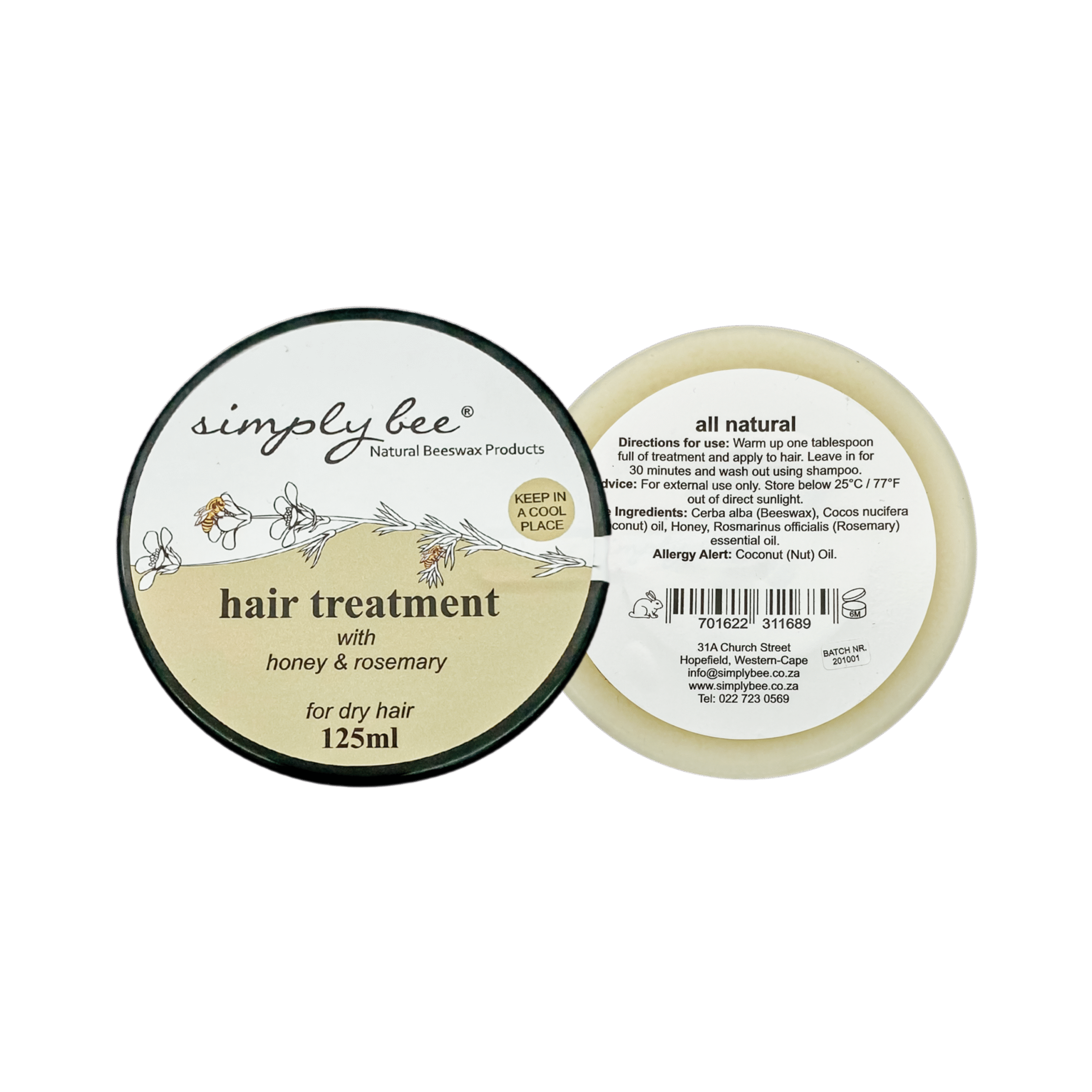 Simply Bee Honey Hair Treatment 125ml - Image 2