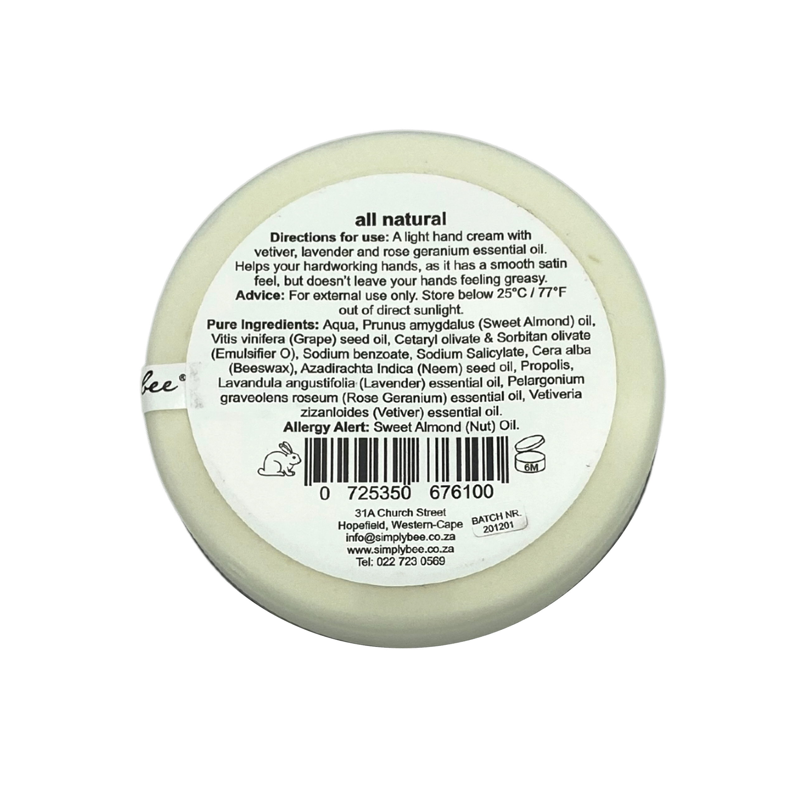 Simply Bee Nickys Special Edition Hand Cream 125ml - Image 2