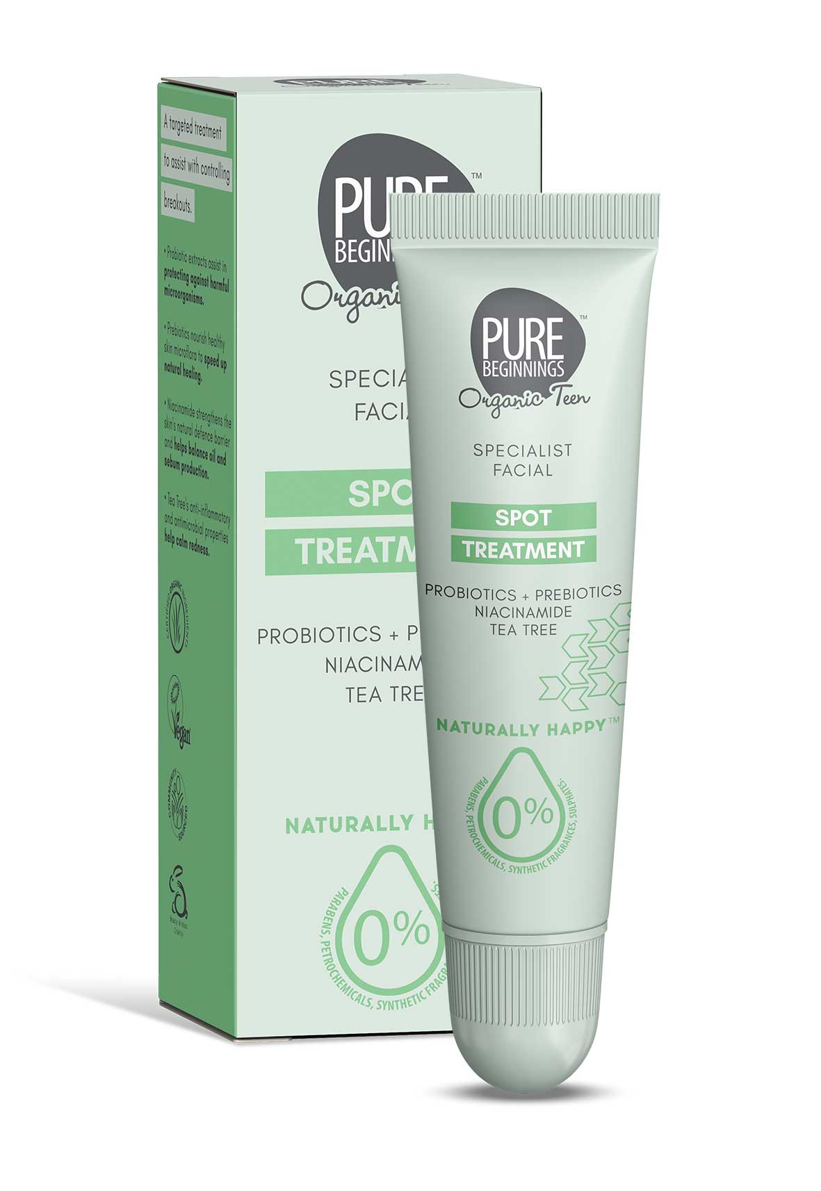 SPOT TREATMENT PROBIOTICS + PREBIOTICS NIACINAMIDE TEA TREE