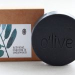 O'LIVE Activated Charcoal and Cedarwood Soap