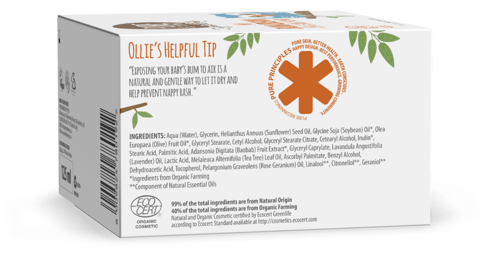 Pure Beginning Baby Bum Cream with organic baobab - Image 3