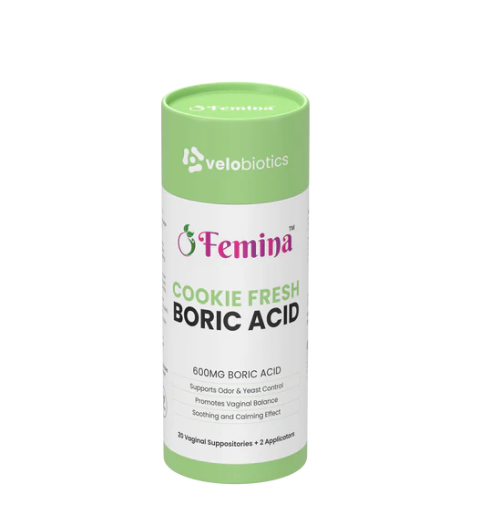 Velobiotics - Femina Probiotic COOKIE FRESH Suppositories with Boric Acid (20s)