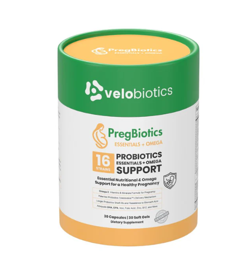 Velobiotics - PregBiotics Essentials + Omega