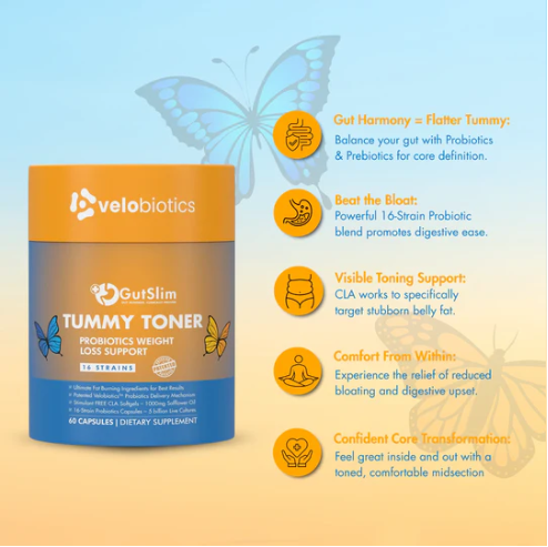Velobiotics - GutSlim Probiotics Tummy Toner - Image 2